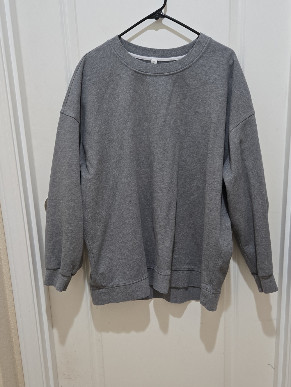 lululemon athletica Oversized Gray Crewneck Sweatshirt